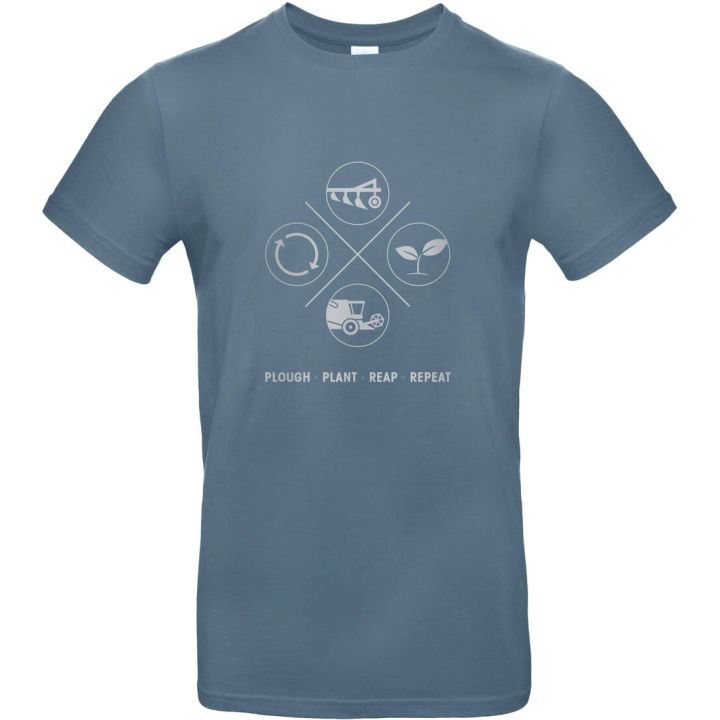 profi T-Shirt plough - plant - reap – repeat Größe XXL