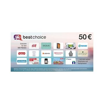 Best Choice Gutschein 50 Euro